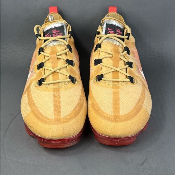 Nike Air VaporMax 2019 Club Gold Ember Glow athletic sneaker shoes men’s 10.5 main image 7